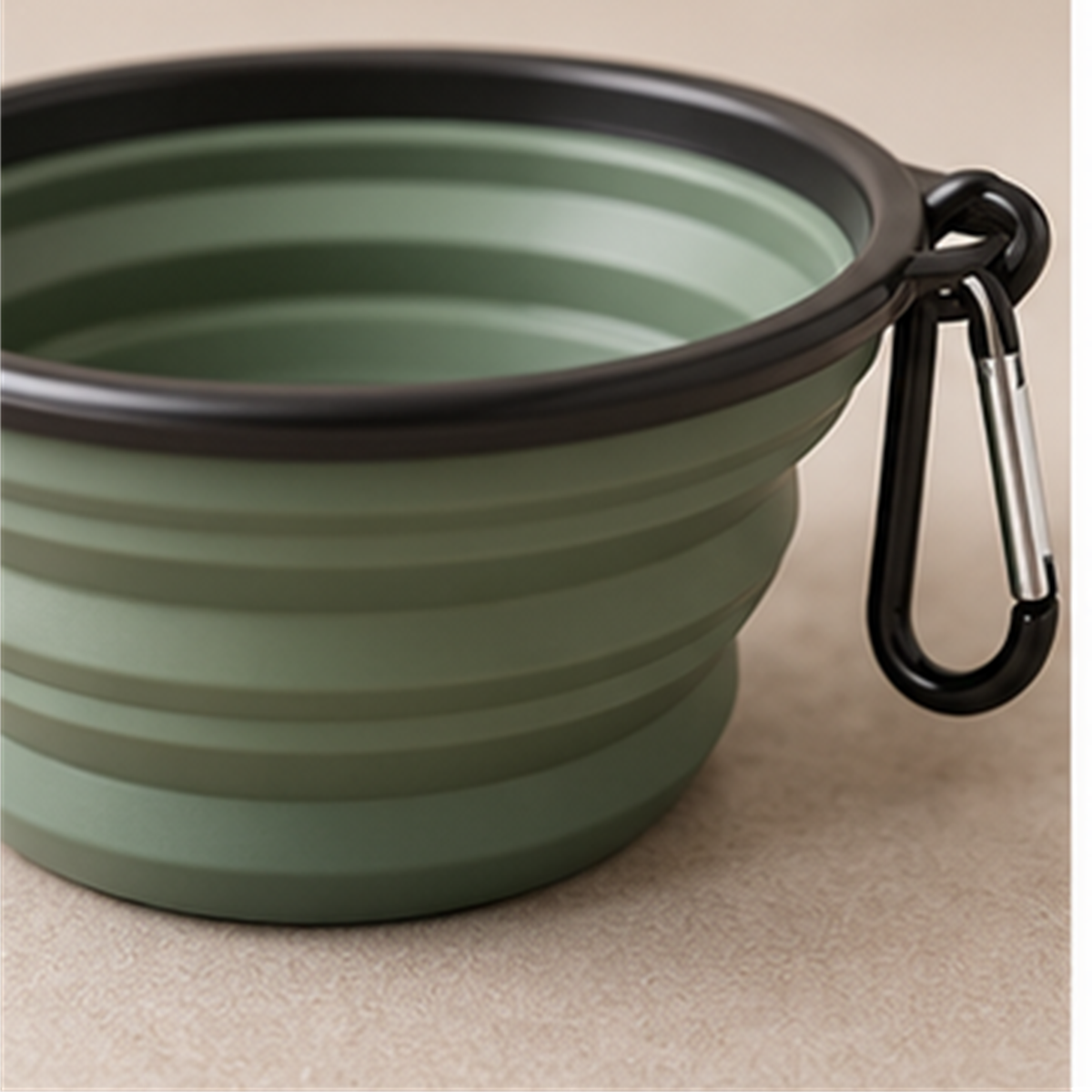 Collapsible Travel Bowl detail view