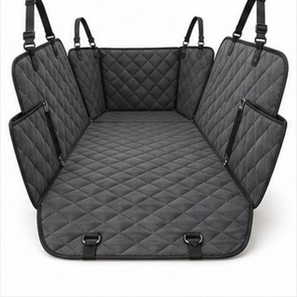 Quilted Back Seat Pet Cover on a white background