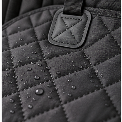 Quilted Back Seat Pet Cover detail view